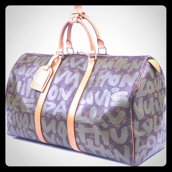 louis vuitton keepall graffiti